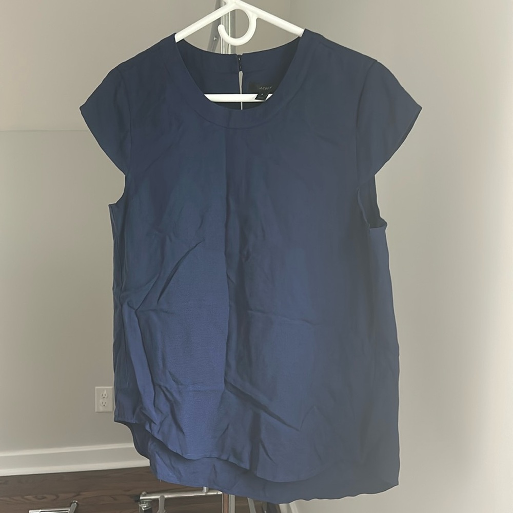 J.Crew navy top size 6
